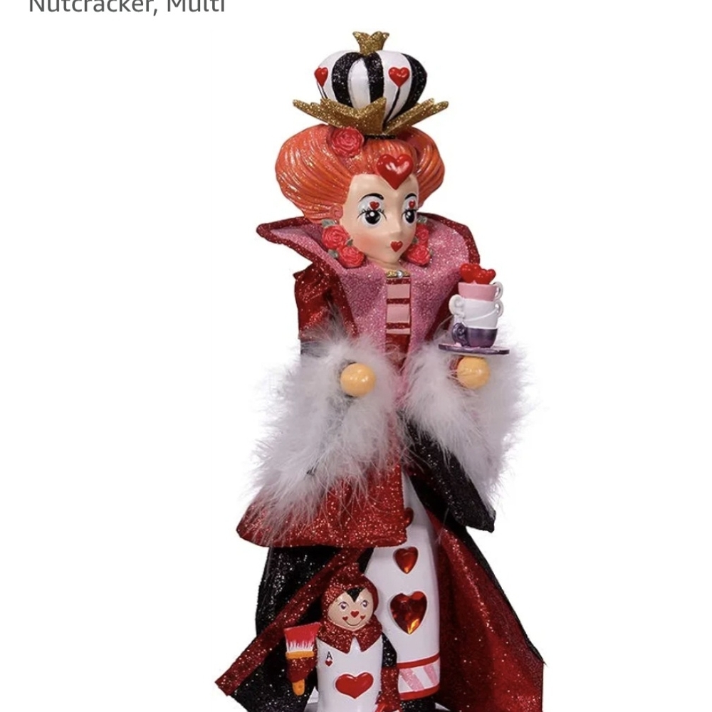 Kurt Adler Red and Black Holiday Decor Nutcracker